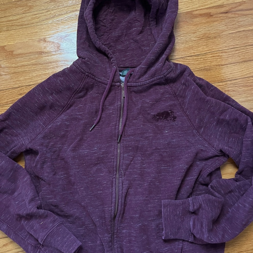 Roots zip up sweater